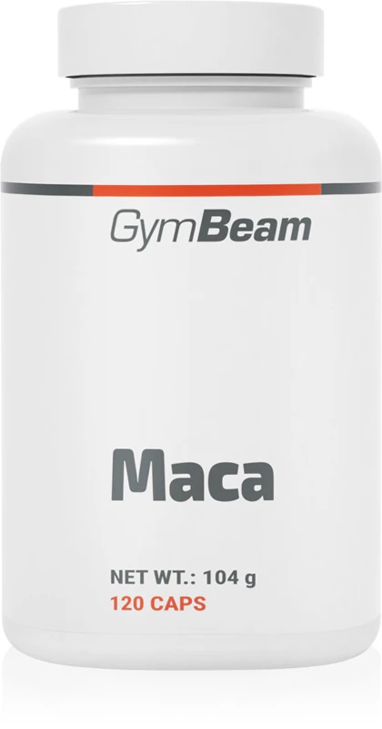 Kapsule prehranskega dopolnila GymBeam Maca za duševno dobro počutje
