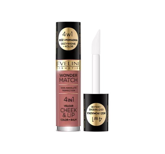 Eveline Cosmetics Wonder Match Cheek & Lip róż i pomadka w płynie 05 4,5 ml
