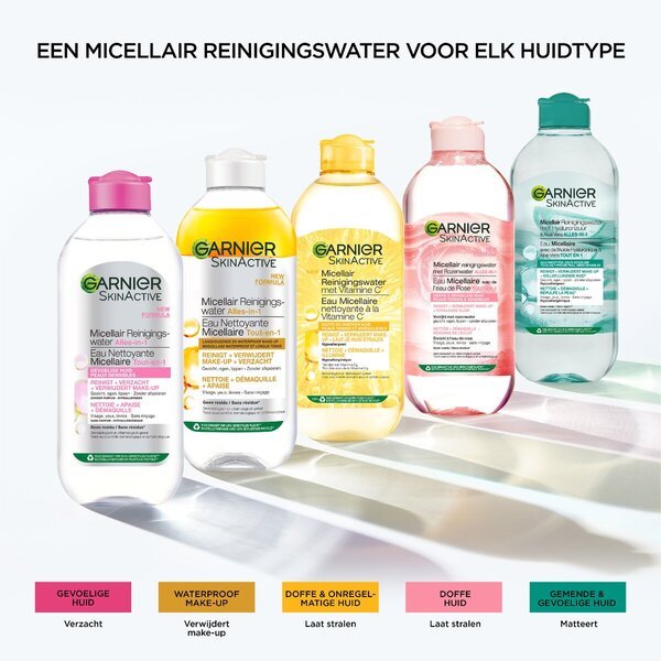 Garnier SkinActive micelarna čistilna voda z rožno vodo 400 ml - Občutljiva koža