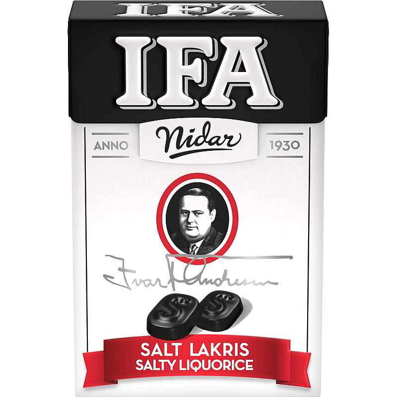 Nidar Ifa 34 g Regaliz salado