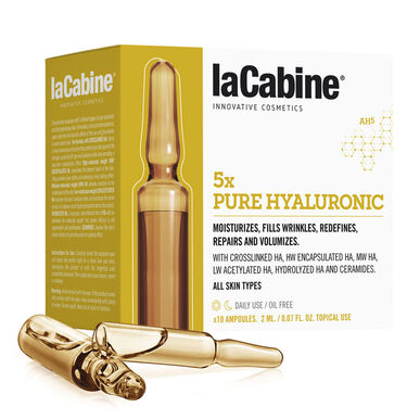 laCabine 5x Pure Hyaluronic Anti-Wrinkle Ampoules Hyaluronic Acid 10 x 2 ml 10 x 2 ml