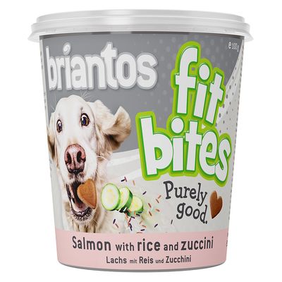Briantos FitBites - Lachs mit Reis und Zucchini