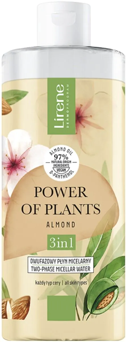 Lirene Power Of Plants Migdał Dwufazowy płyn micelarny 3w1