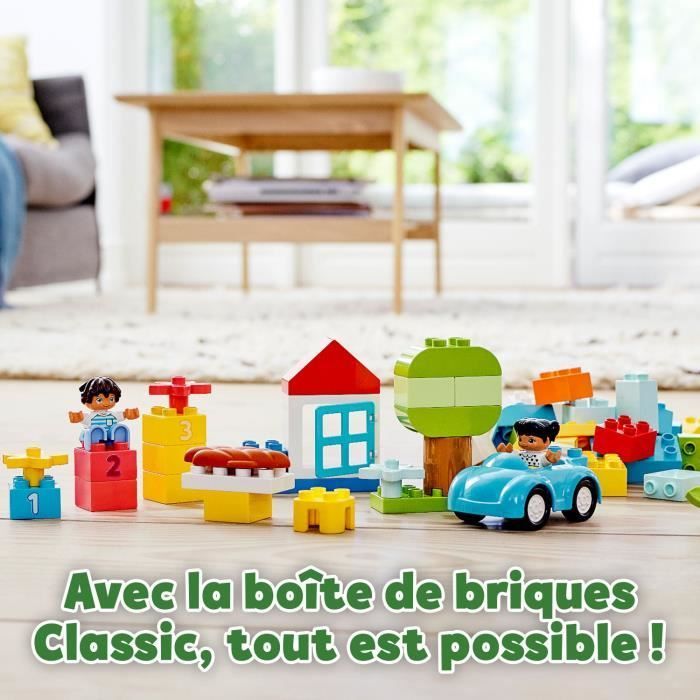 LEGO® 10913 DUPLO Klassieke Bouwdoos met Opbergruimte, Educatief Speelgoed voor Baby's en Ouders