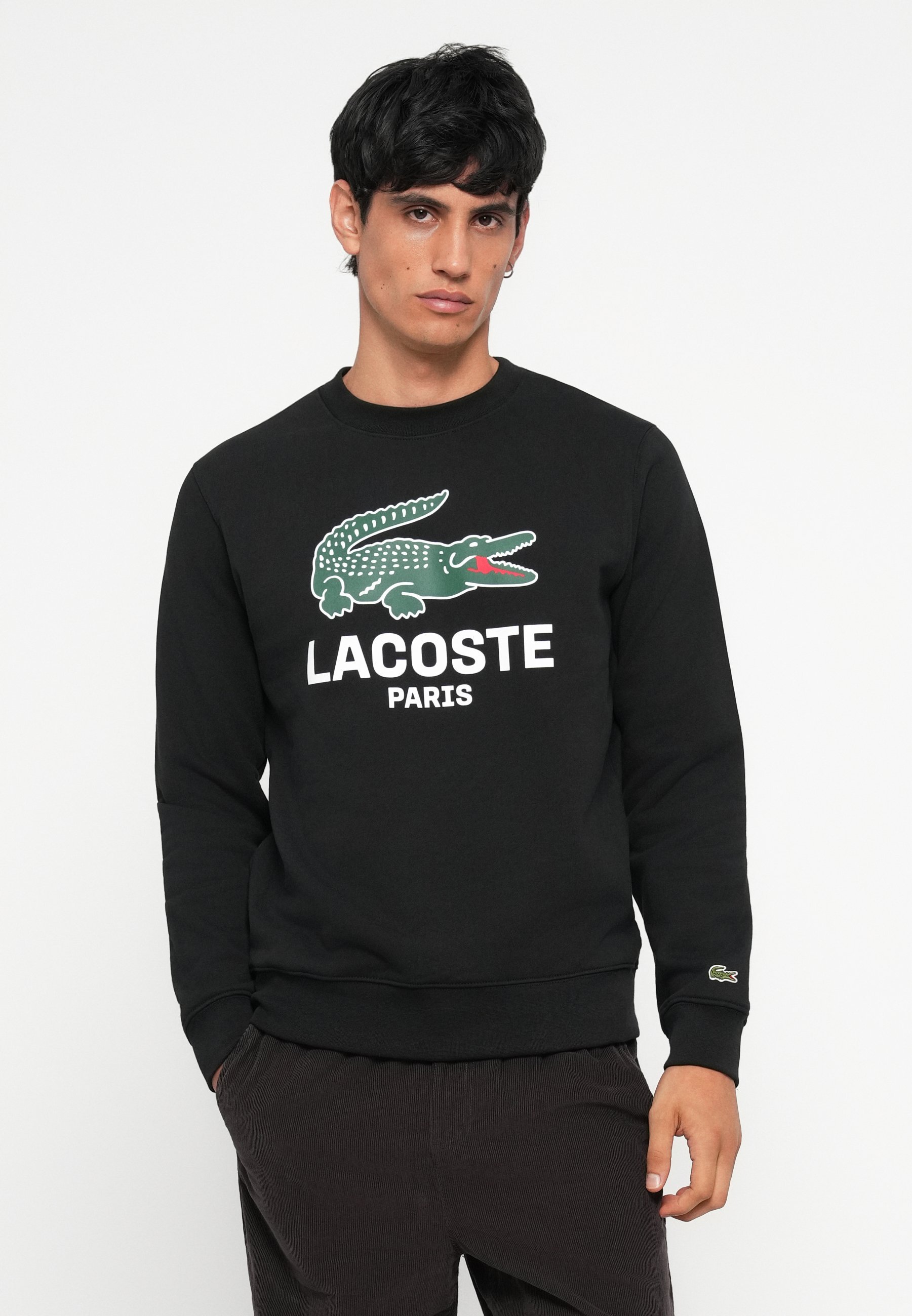Lacoste sweatshirt - zwart