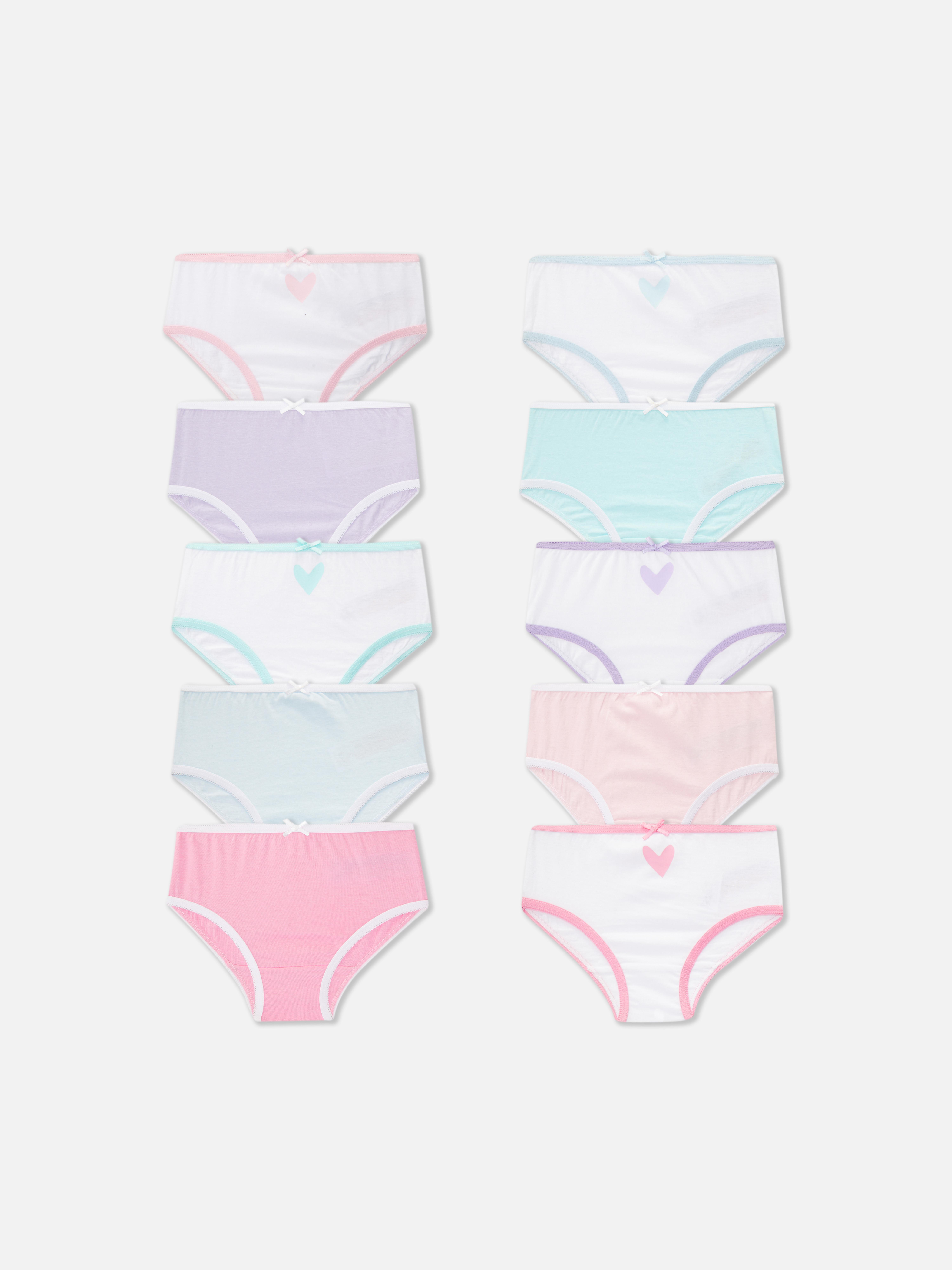 Slips mit Herzmuster, 10er-Set. Diese wunderschönen Slips mit Herzmuster werden ihnen zweifellos ans Herz wachsen.