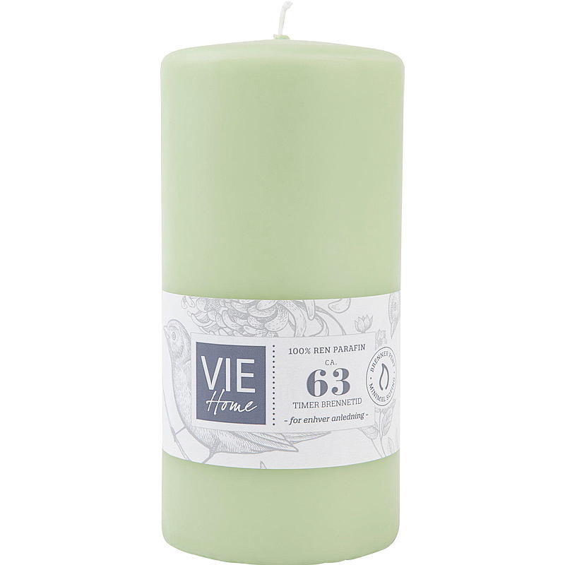 Vie Home Kubuskaars, diameter 6,8 cm, hoogte 14 cm