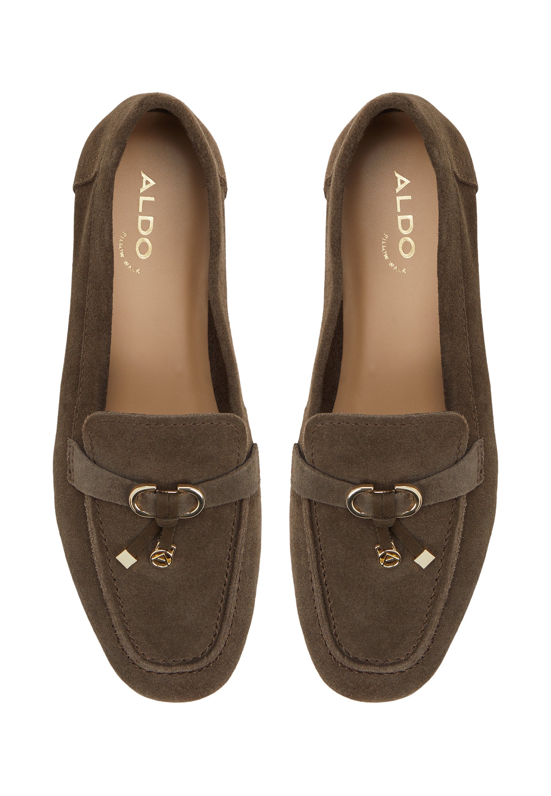 ALDO Slip-ons - donkergroen