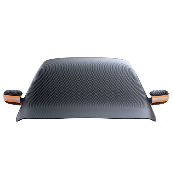 Funda protectora para parabrisas de coche INF contra nieve y escarcha - Negra
