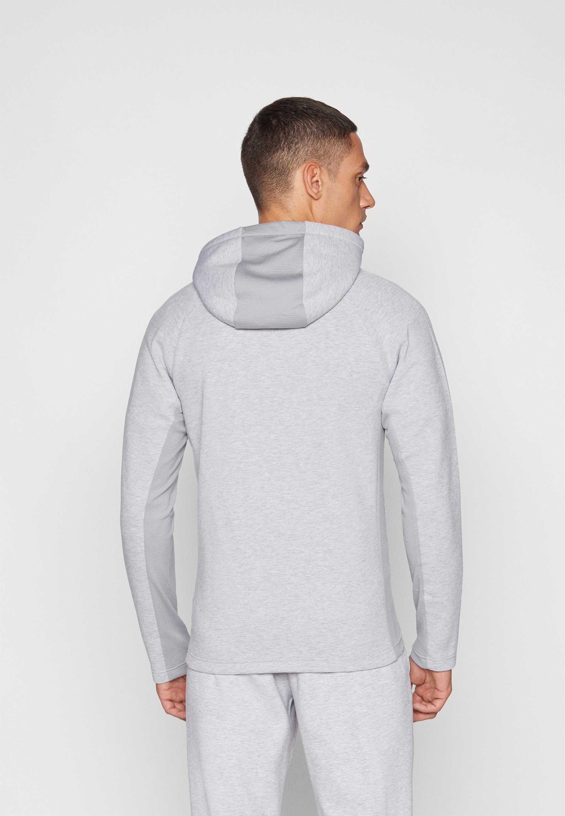 Lacoste Sportjack met capuchon, klassiek model - Trainingsjack - zilverkleurig/olifantengrijs