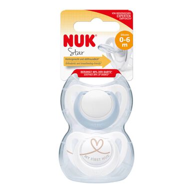 Nuk My First silikoniset Chuchas 0-6 kk 2 kpl 2 kpl