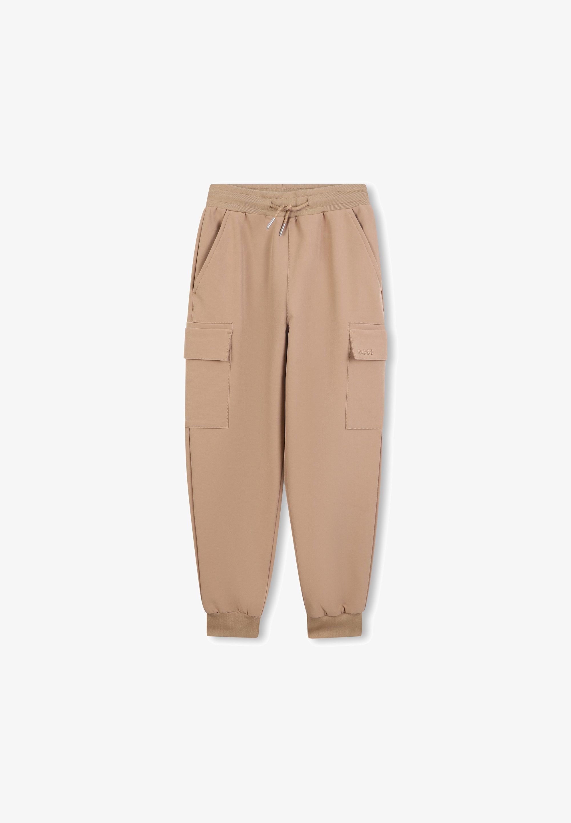 BOSS Kidswear JUNIOR JOGGING BOTTOMS - Pantaloni de trening - cookie