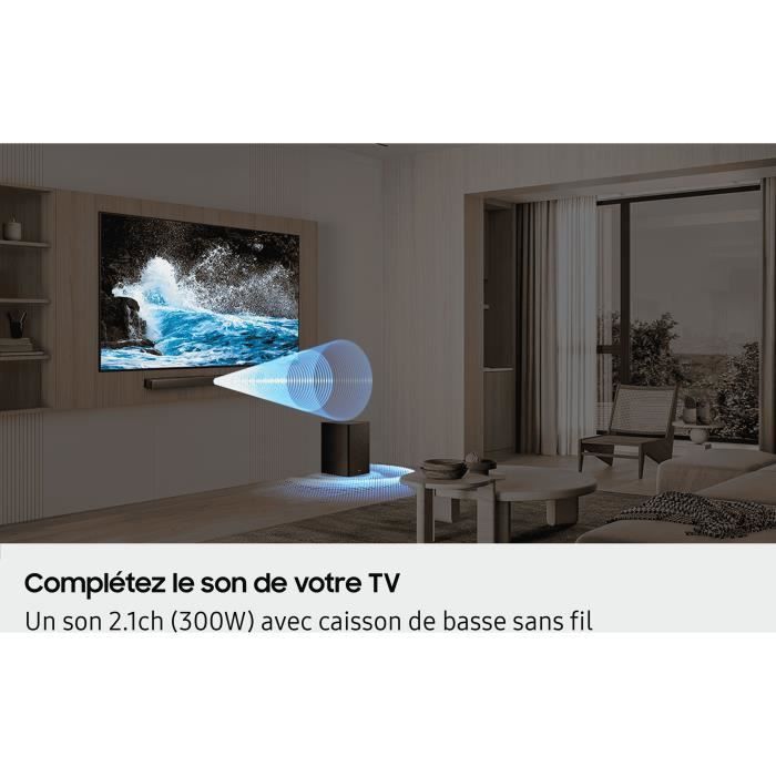 SAMSUNG HW-B450F/ZN - Barra de sonido de 2.1 canales - Subwoofer inalámbrico de 6.5