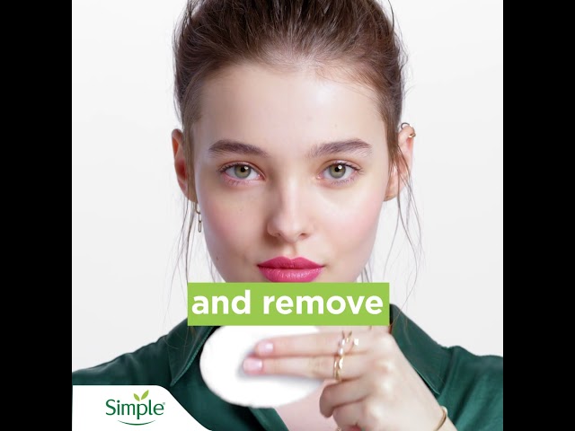 Simple, mildt mot huden, micellar rensevann 200 ml