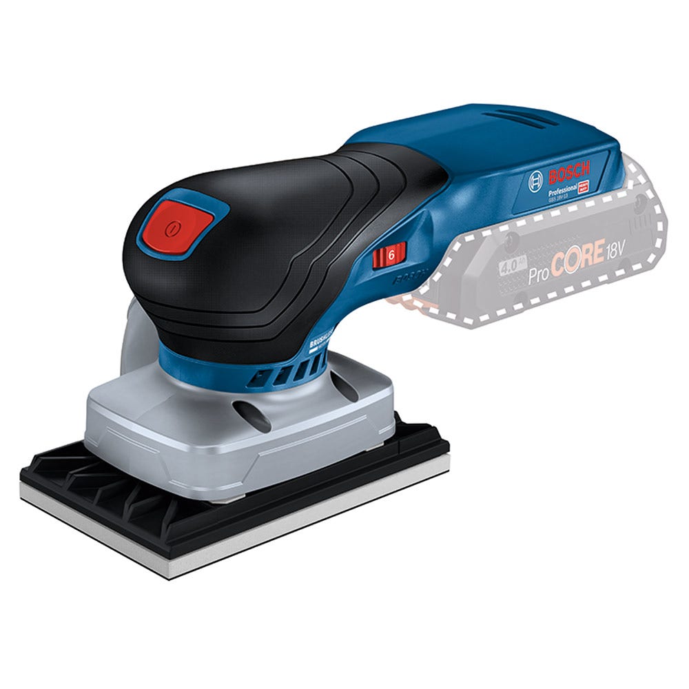 Lixadeira orbital sem escovas BOSCH 18 V Skin GSS 18 V-13 06019L0140 3 em 1