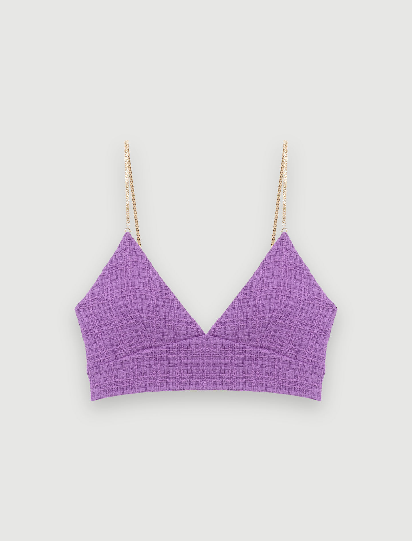 Tweed-toppi - Violetti