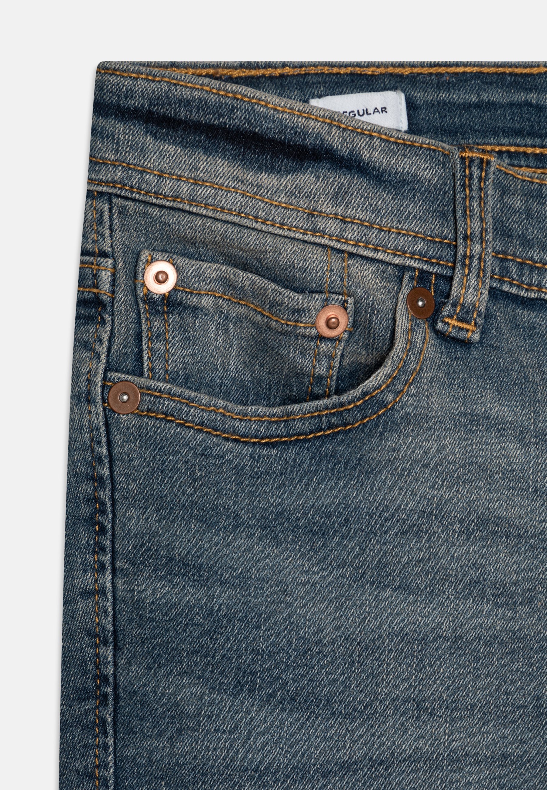 Jack & Jones Junior JJICLARK JJORIGINAL JNR - Straight Leg Jeans - blauer Denim