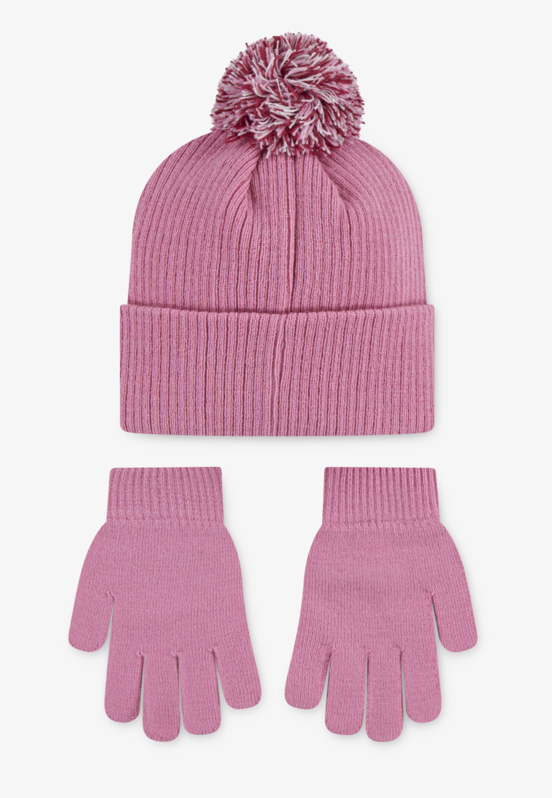Ensemble unisexe Nike Sportswear CLUB PEAK BEANIE - Gants - flamant rose magique