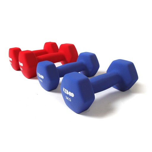 Keboo 500-as sorozatú 4-es súlyzókészlet (16 kg): 2 x 5 kg-os súly és 2 x 3 kg-os súly