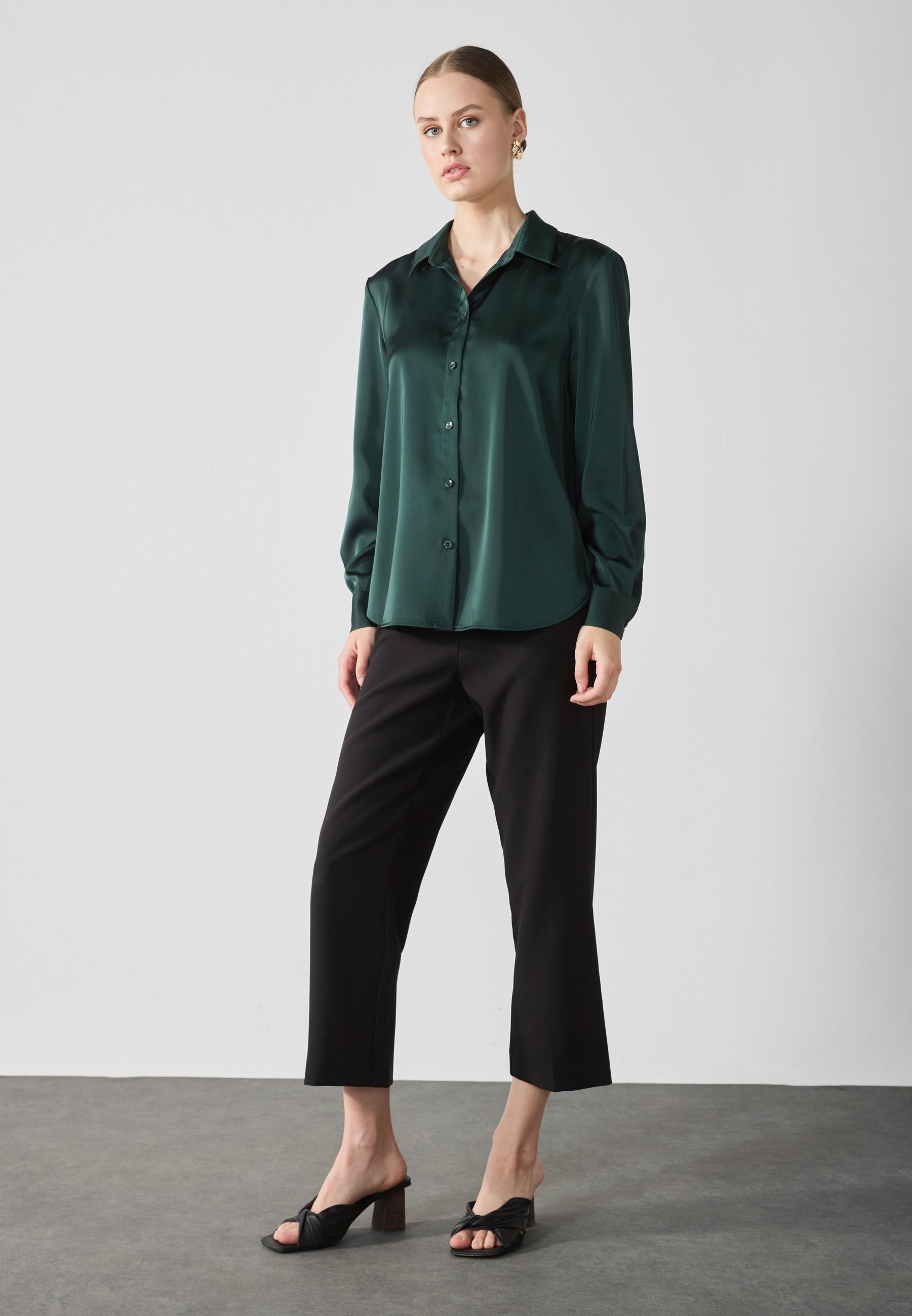 Camicetta Anna Field con bottoni - verde