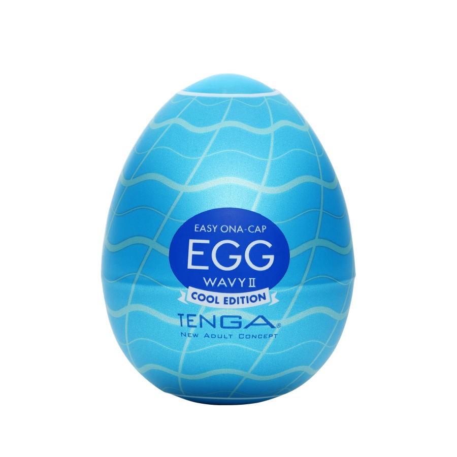 Tenga Easy Ona-Cap Egg Wavy II Cool Edition