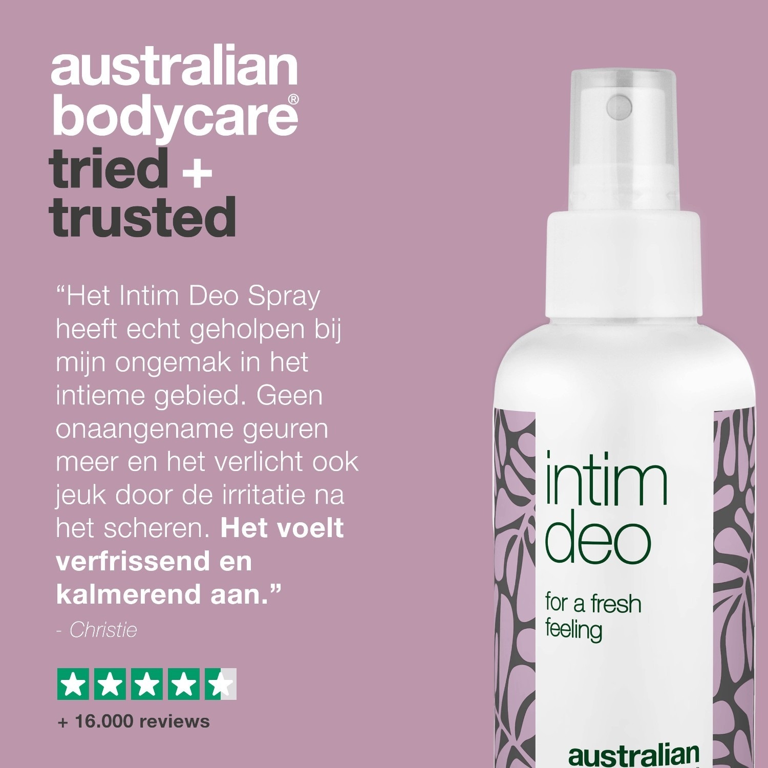 Intímny dezodorant Australian Bodycare Intimate Care s citrónom a myrtou - 100 ml