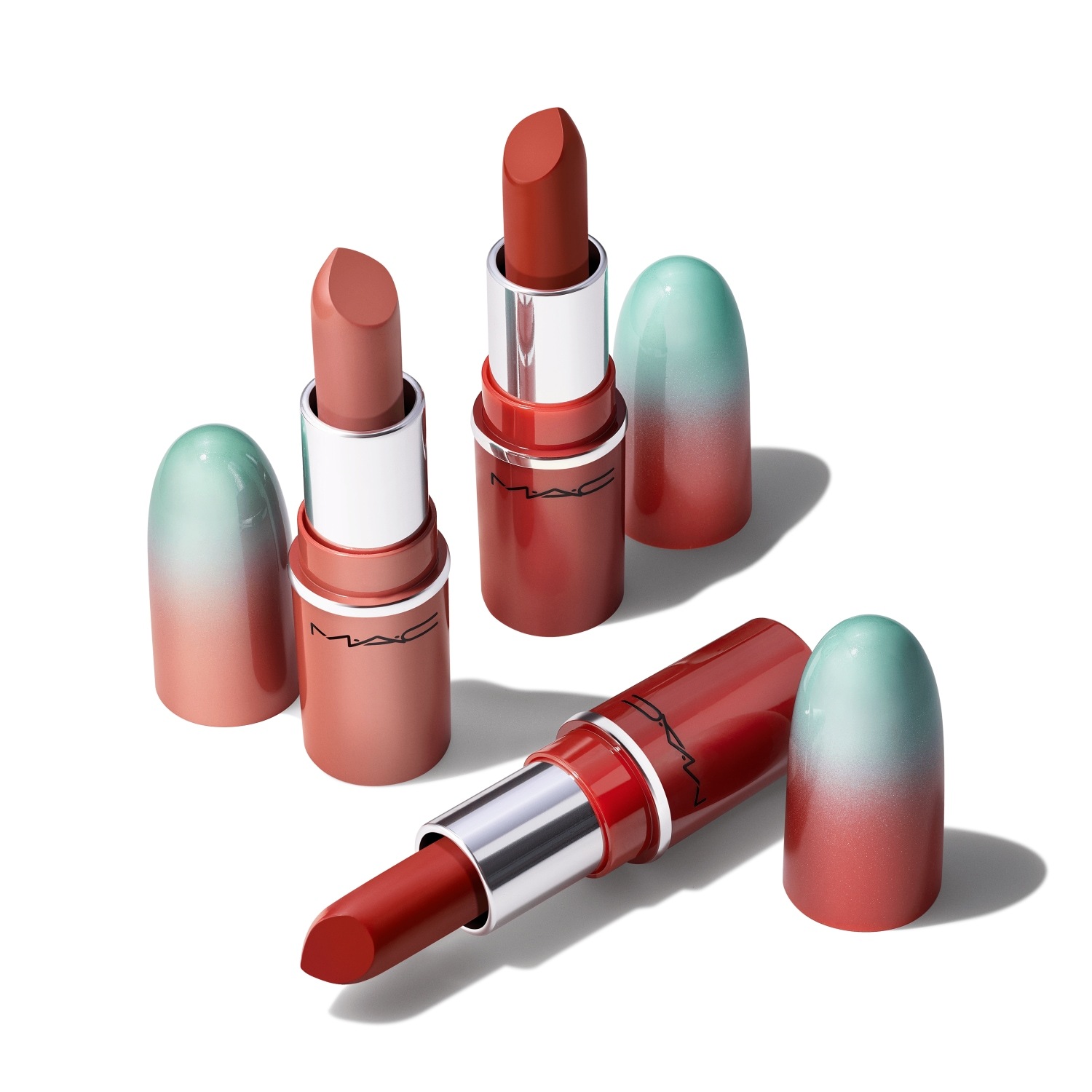 MAC kosmētikas komplekts Lusterglass Wildest Gleams Mini Lusterglass lūpu trio — 1 Stück
