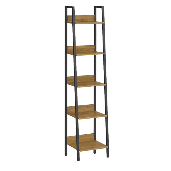 Regał biblioteczka do pokoju salonu sękowana olcha BEGRYF 34x30x170