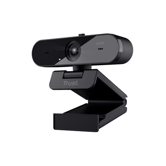 Webcam 2K QHD - TRUST - Taxon - Messa a fuoco automatica - 2 microfoni - Filtro privacy