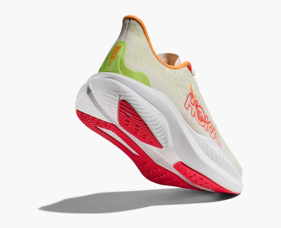 HOKA Mach 6 Weißer Salat