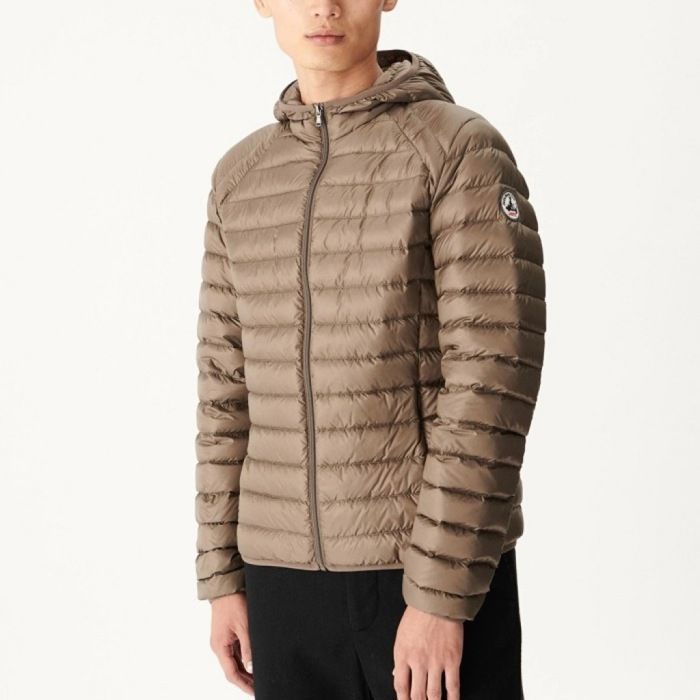 Jaqueta Jott Nico de plumas - Marrom - Masculina - 100% Nylon - Zíper