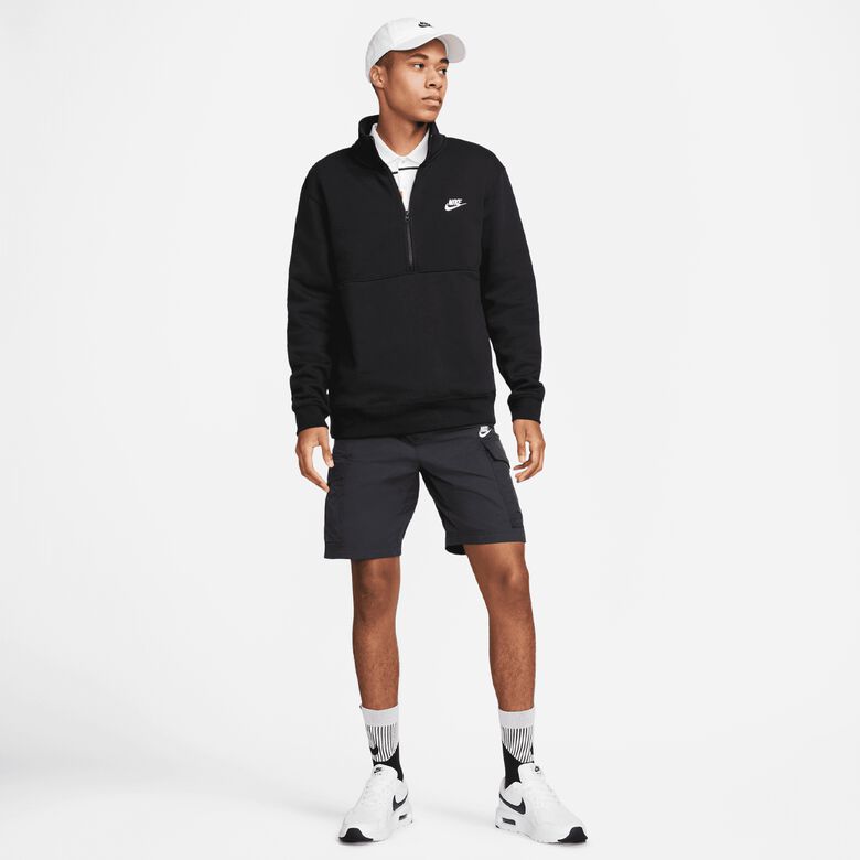 Bluza Sportswear Club z zamkiem błyskawicznym do połowy