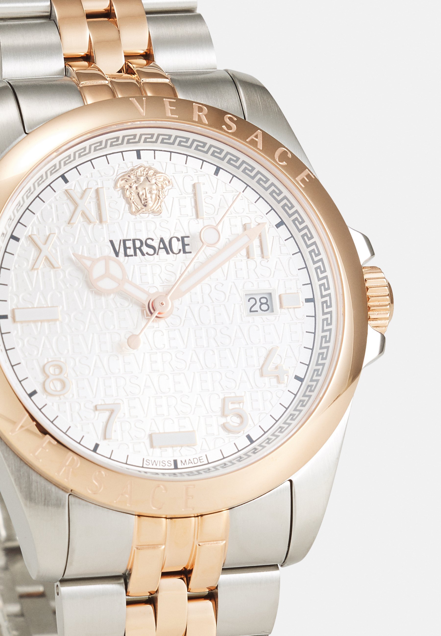 Versace VERSACE ANTEO - Horloge - zilverkleurig/goudkleurig