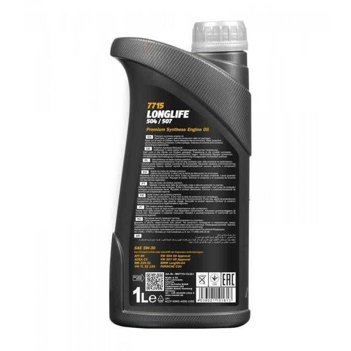 MANNOL - 5W30 Motoröl - 1-Liter-Kanister - MN7715-1