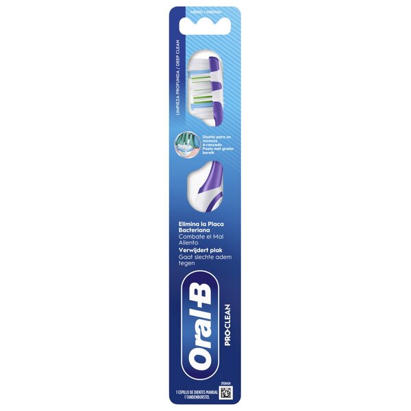 Οδοντόβουρτσα Oral-B Pro Clean Medium<br>1 τεμάχιο - μεσαίες τρίχες