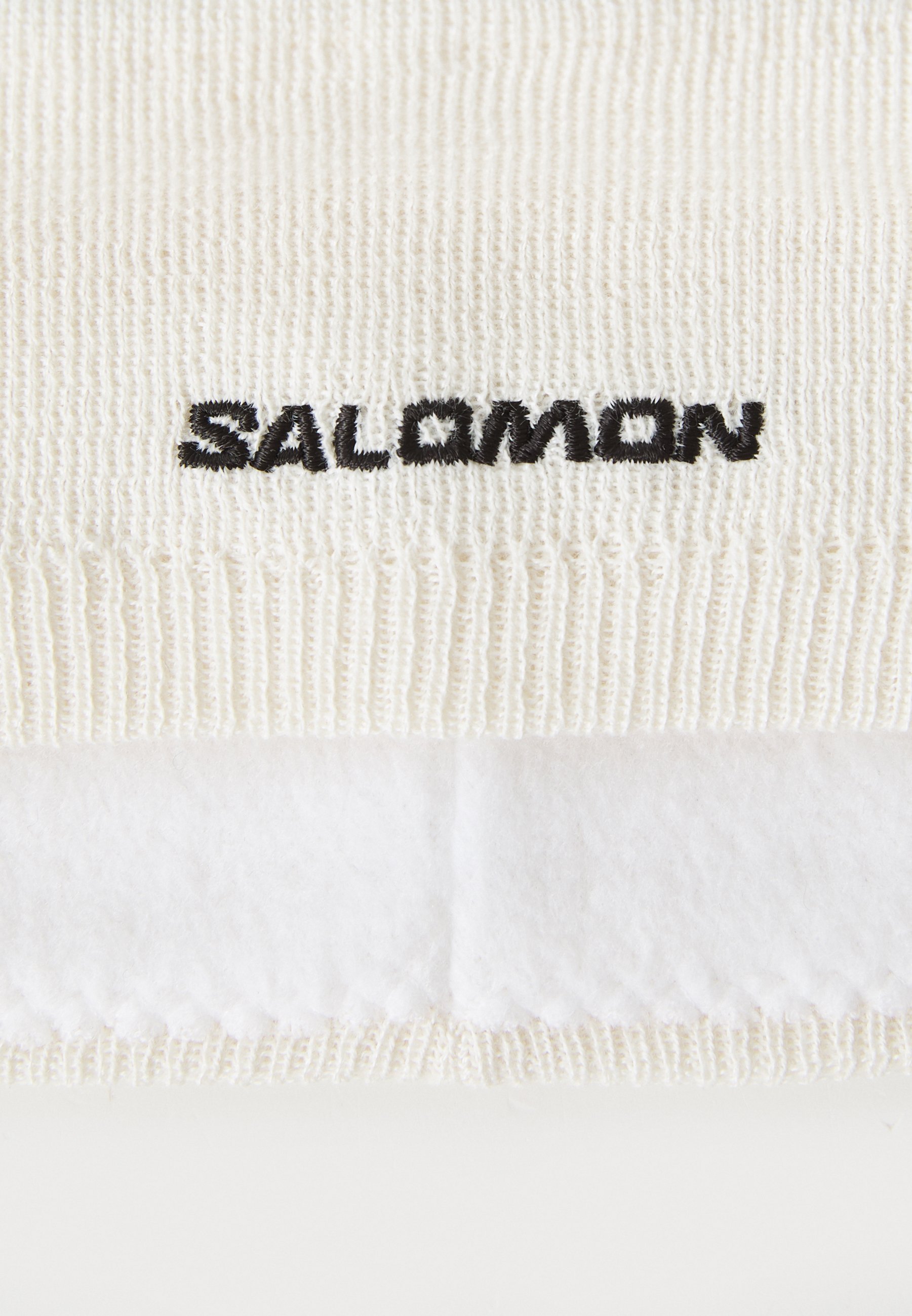 Salomon BEANIE UNISEX - Berretto - bianco sussurro