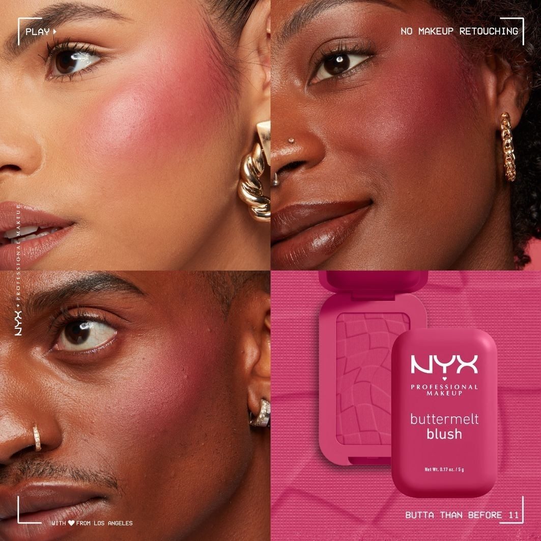 NYX Professional Makeup Blush Buttermelt lícenka - 5 g