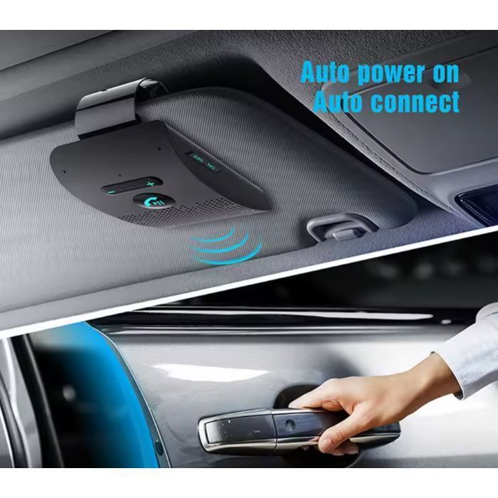 Kit manos libres Bluetooth - Universal - Multipunto - 10 horas de autonomía - Negro