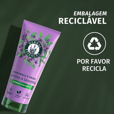 Herbal Essences Frizz Control Conditioner, zapach lawendy, odżywka relaksująca i wygładzająca puszenie się włosów, 250 ml