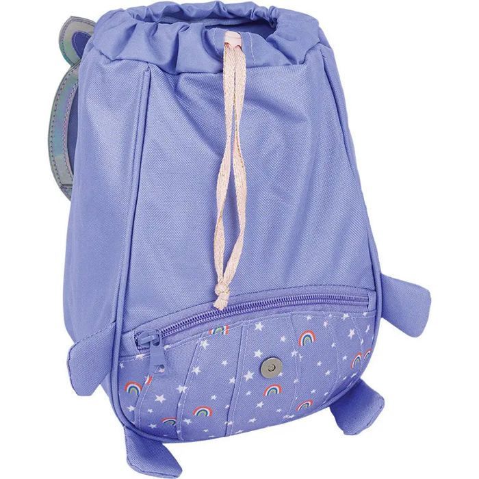 Rolling schoolbag - IKKS - London - Purple - Water resistant - 41cm