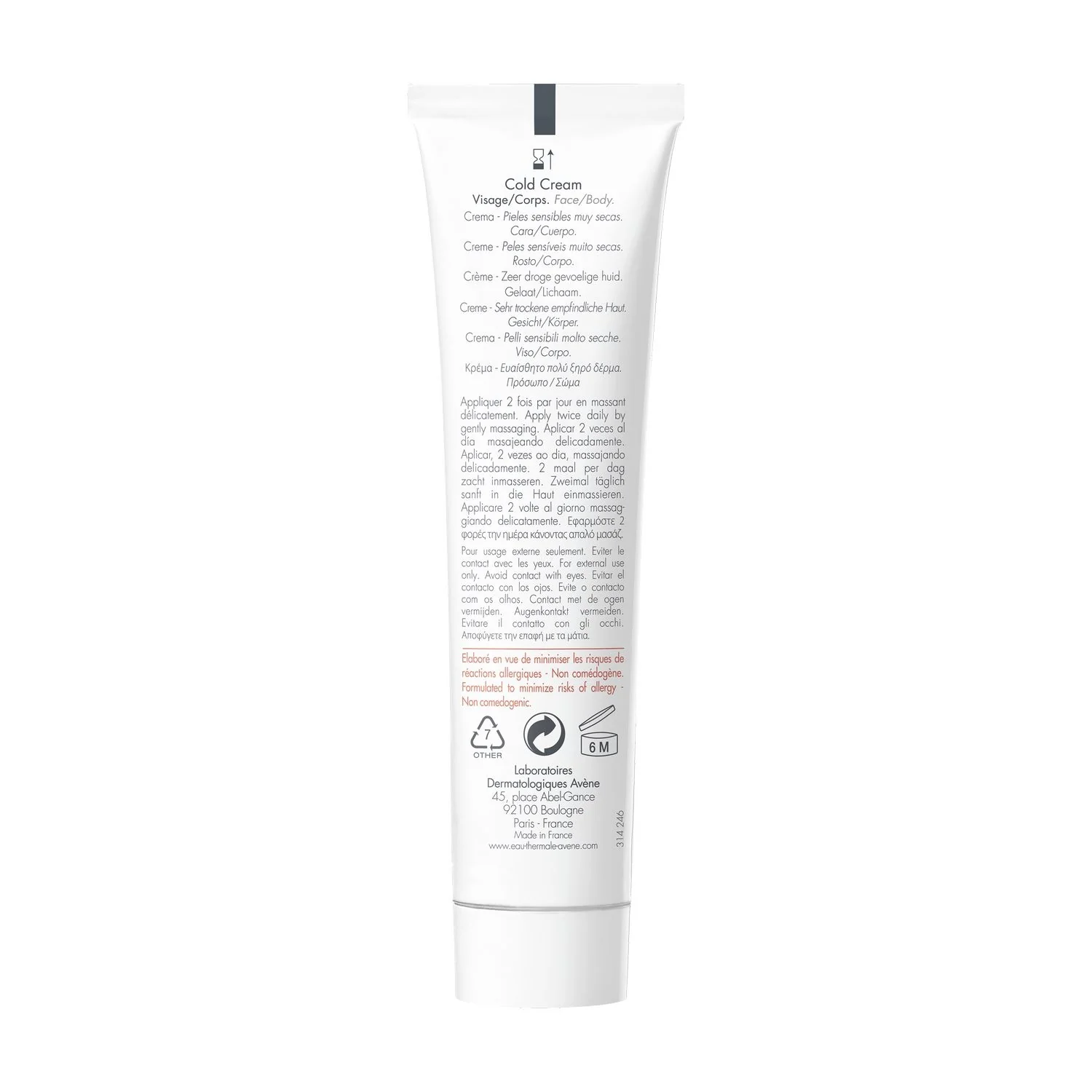 Cold Cream Cold Cream Crema Pelli Sensibili - Tratt.viso 24 ore nutriente