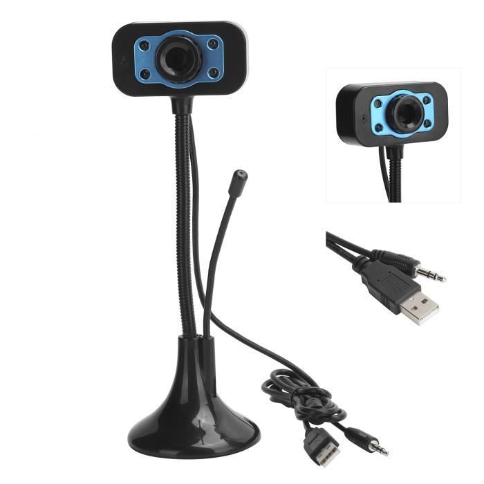 Webcam - Omabeta - Caméra USB - 640x480 pixels - Microphone Externe - Réglage Manuel