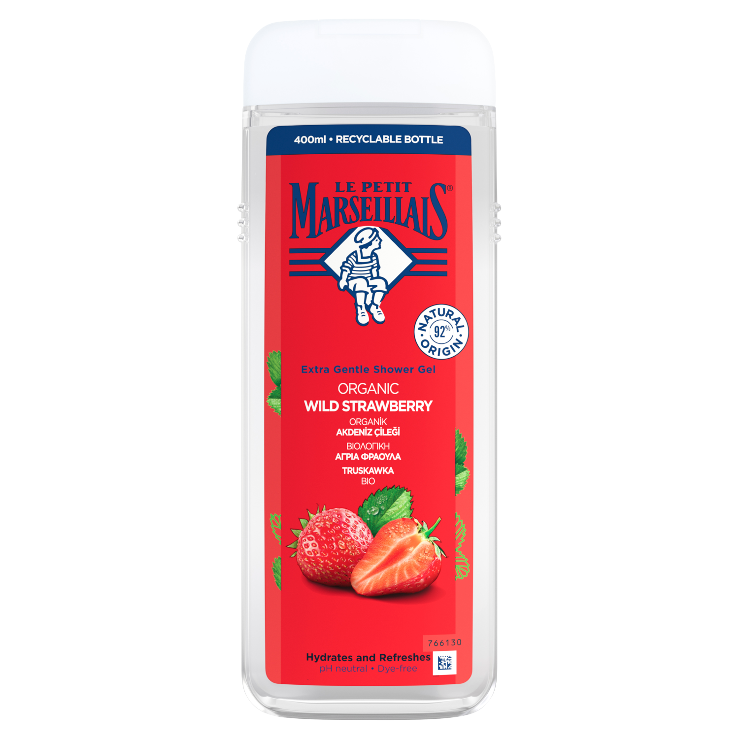Le Petit Marseillais dušas želeja 400ml Strawberry