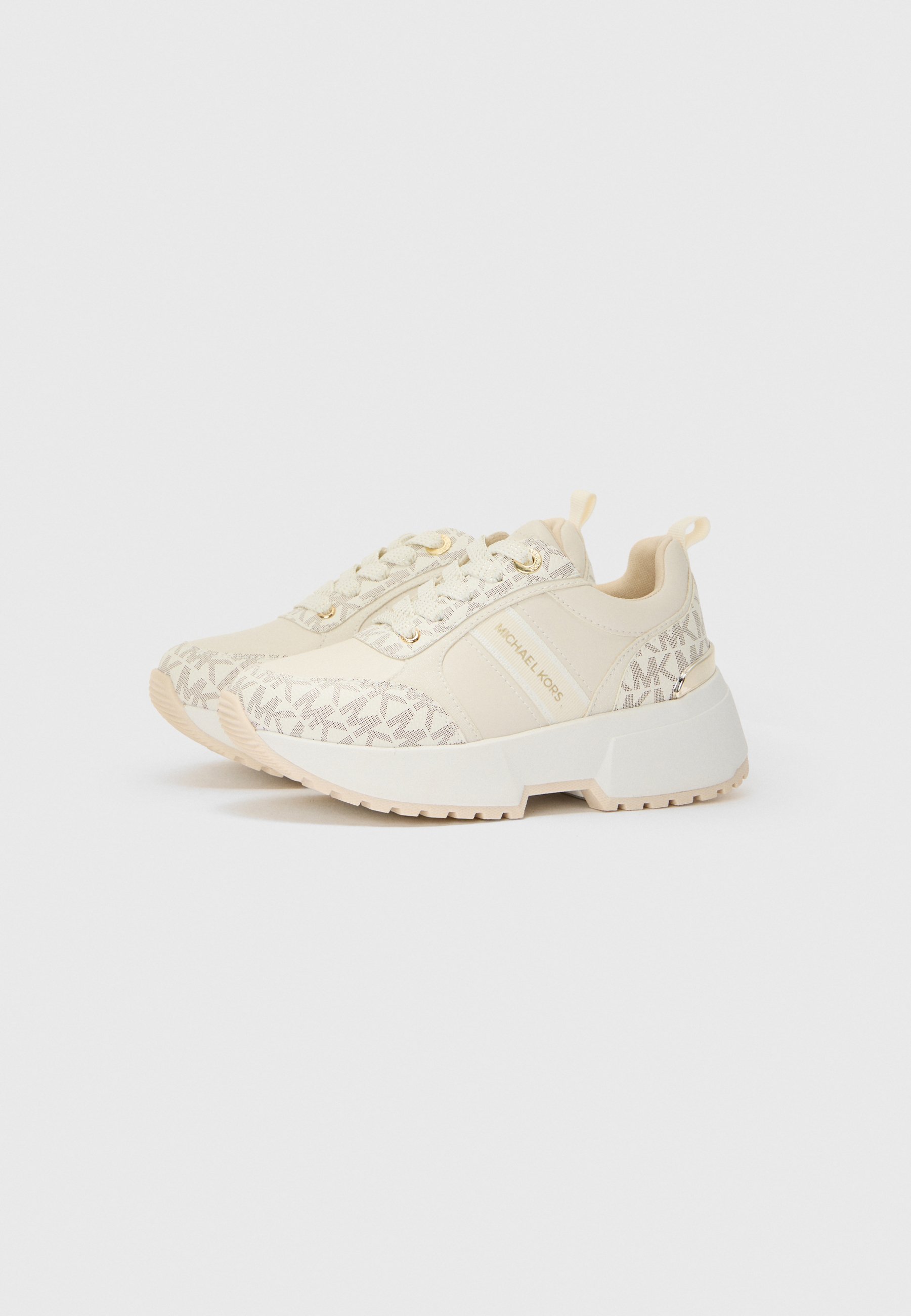 Michael Kors Kids COSMO MEYERS - Trampki - waniliowe