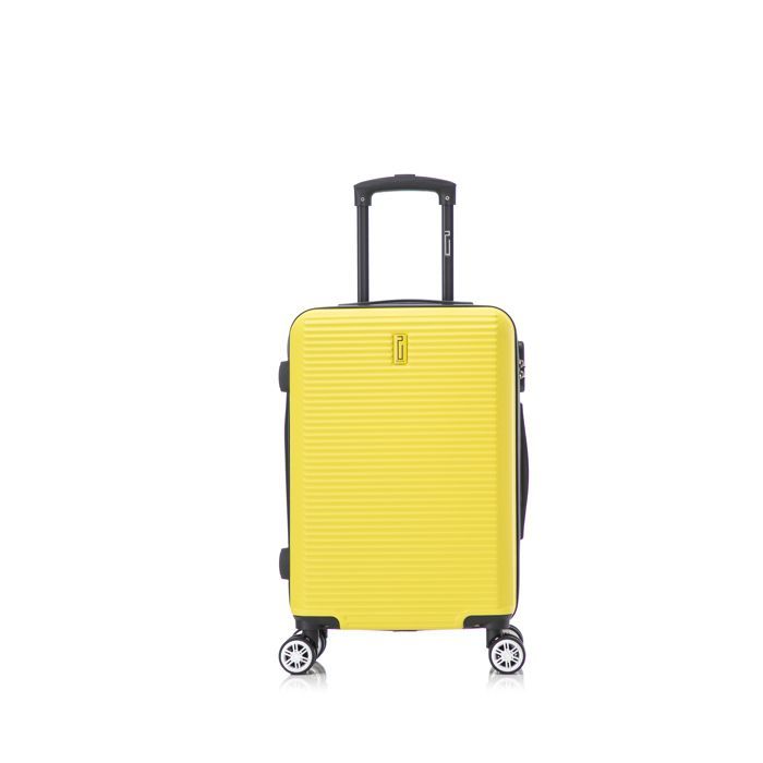 Valise Cabine 55x35x25cm | Valise CELIMS Weekend | ABS | Cadenas | 4 Roues 360 | Jaune