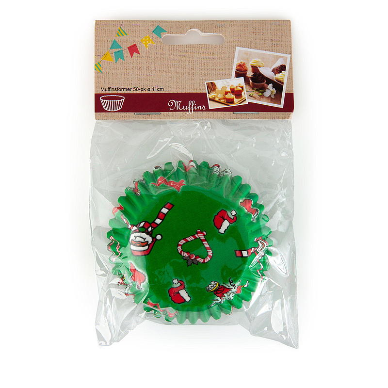 Moule à muffins Cuisine, paquet de 50, motif de Noël