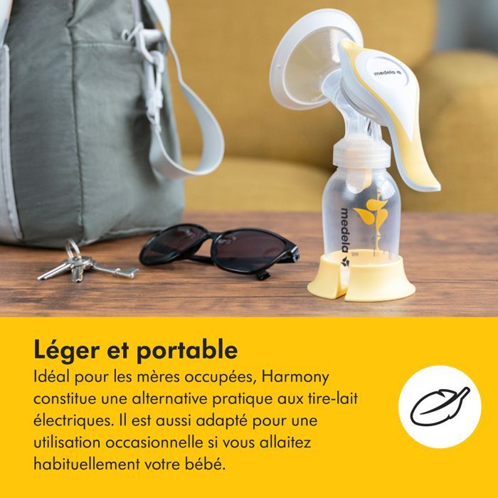 MEDELA - Harmony Flex™ Manual Breast Pump - Ergonomic and Lightweight