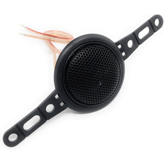 Haut-parleurs coaxiaux voiture - SVATV - 16,5 cm - 120 Watts - Noir - Bluetooth - Tweeter - Polypropylène et aluminium