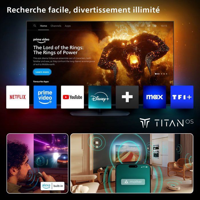 Philips 48OLED760 Ambilight - TV OLED 48