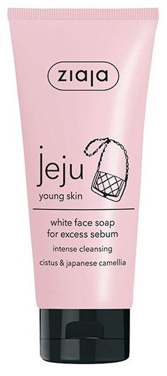 Jeju Young Skin White sapun za lice Čišćenje lica